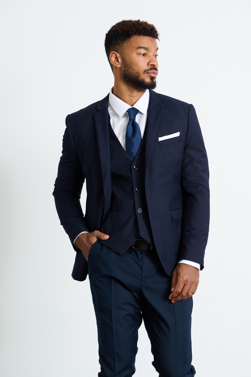 Navy Blue Suit Hire