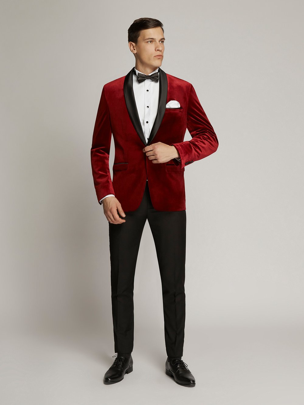 Suitor | Red Velvet Tuxedo Hire | Suit & Tuxedo Rentals | Suitor Suit Hire