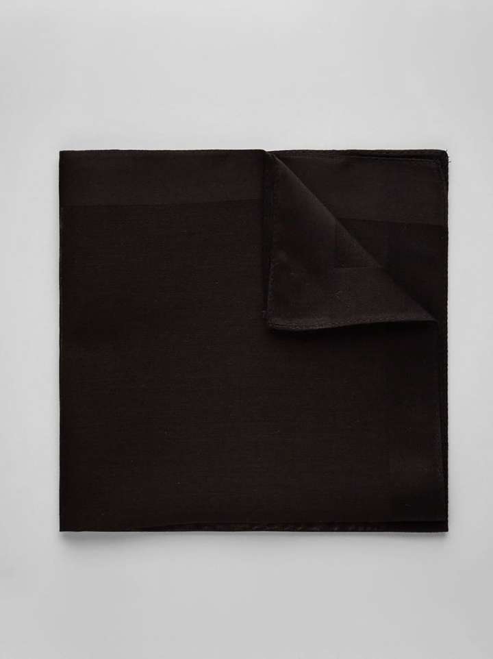 Black Pocket Square