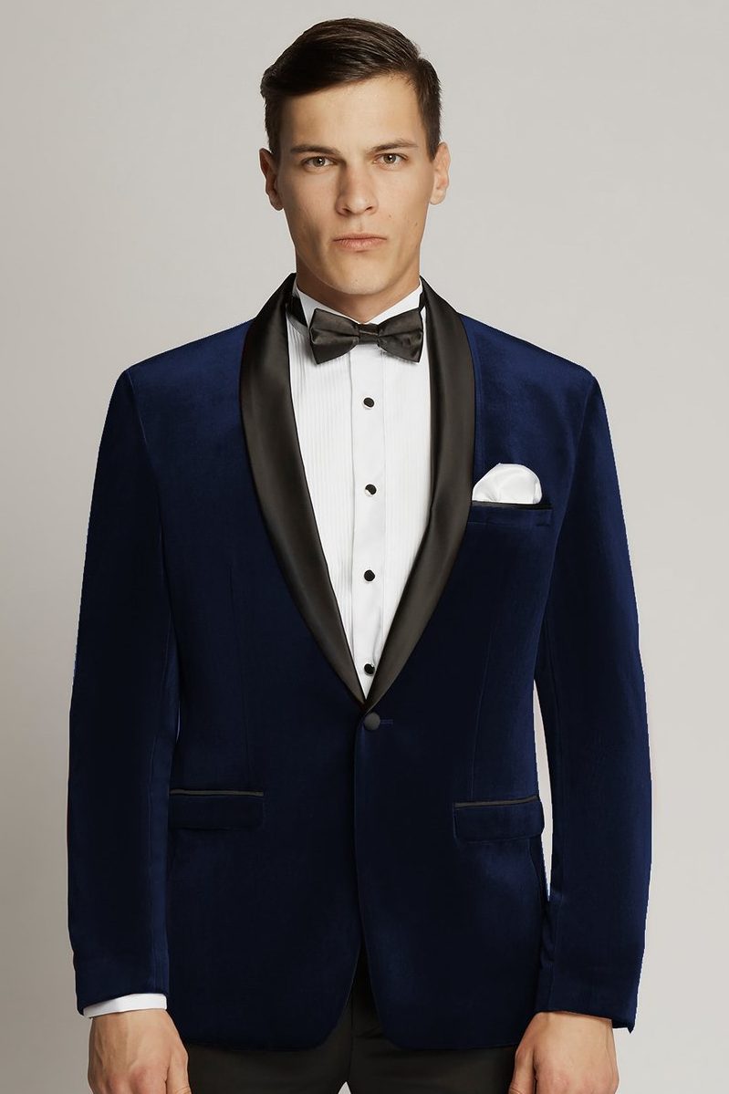 Suitor | Blue Velvet Tuxedo Sale | Clearance Suit Sale | Suitor