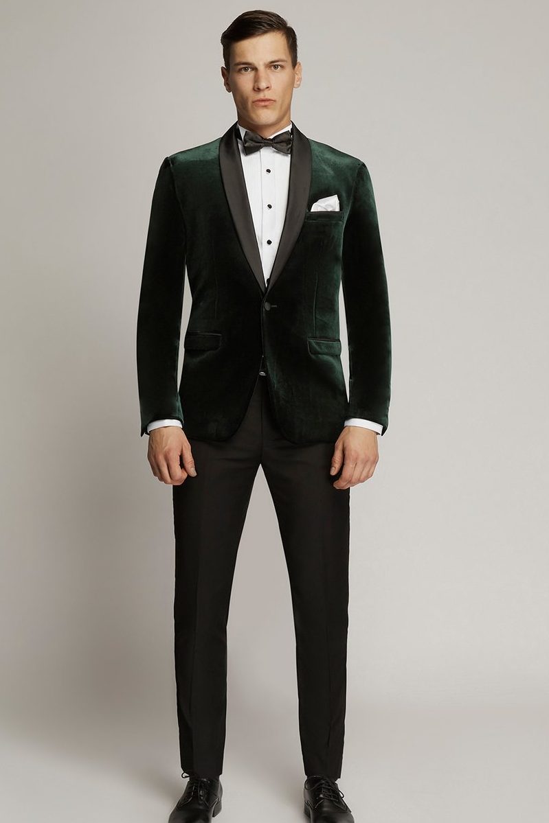 Suitor | Green Velvet Tuxedo Hire | Suit & Tuxedo Rentals | Suitor