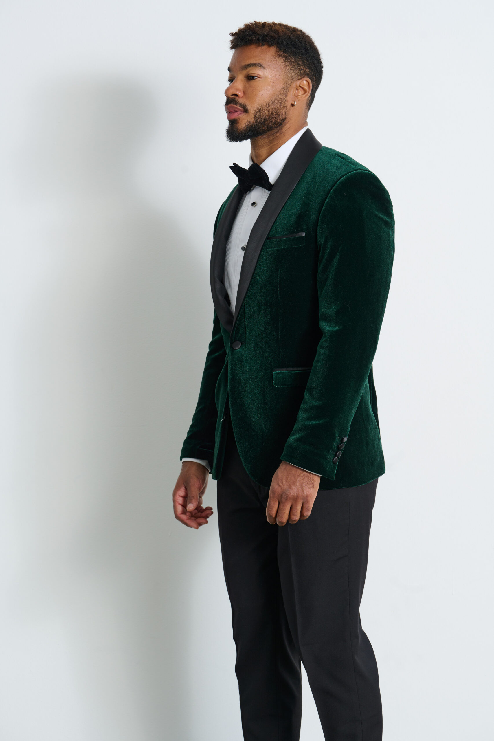 Green Velvet Tuxedo