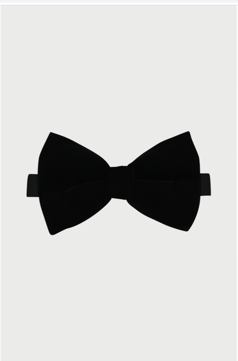 Black Velvet Bowtie