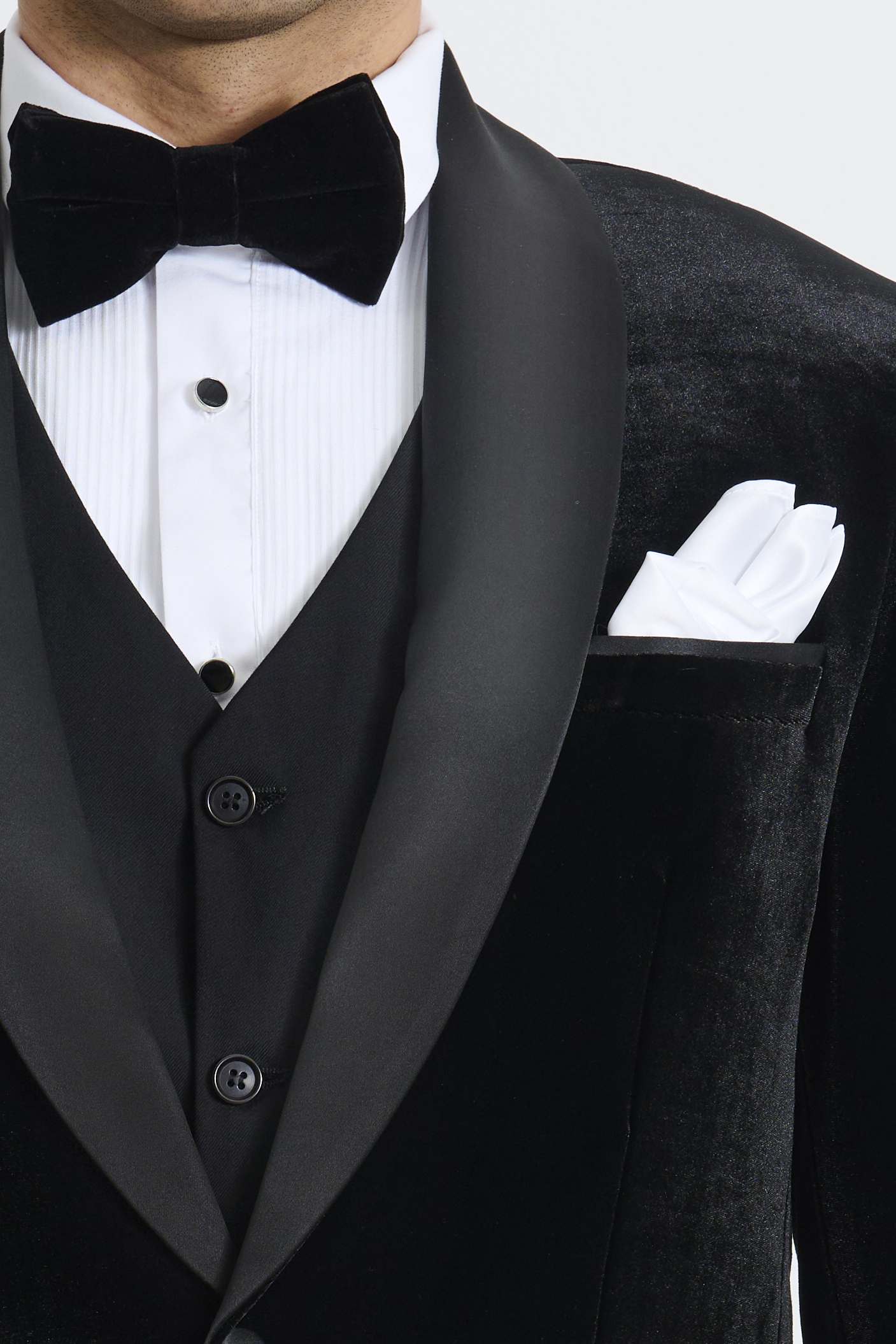 Black Velvet Tuxedo Jacket