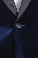 Blue Velvet Tuxedo Jacket