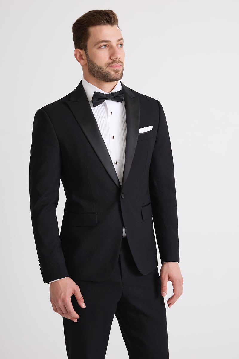 Black Tuxedo Peak Lapel