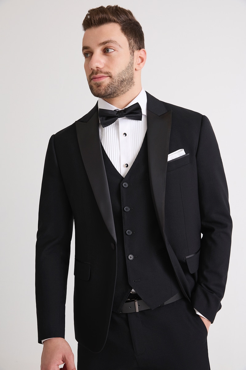 Black Peak Tuxedo Jacket