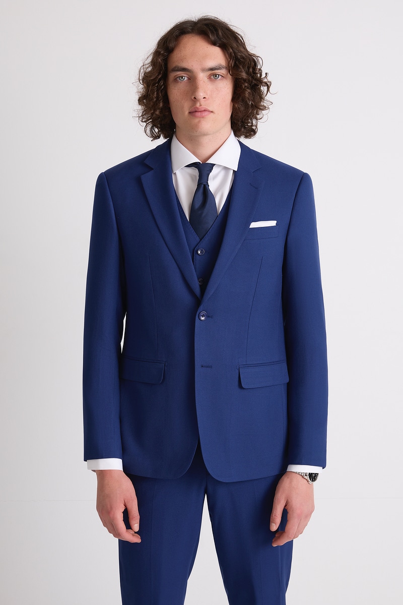 French Blue Suit