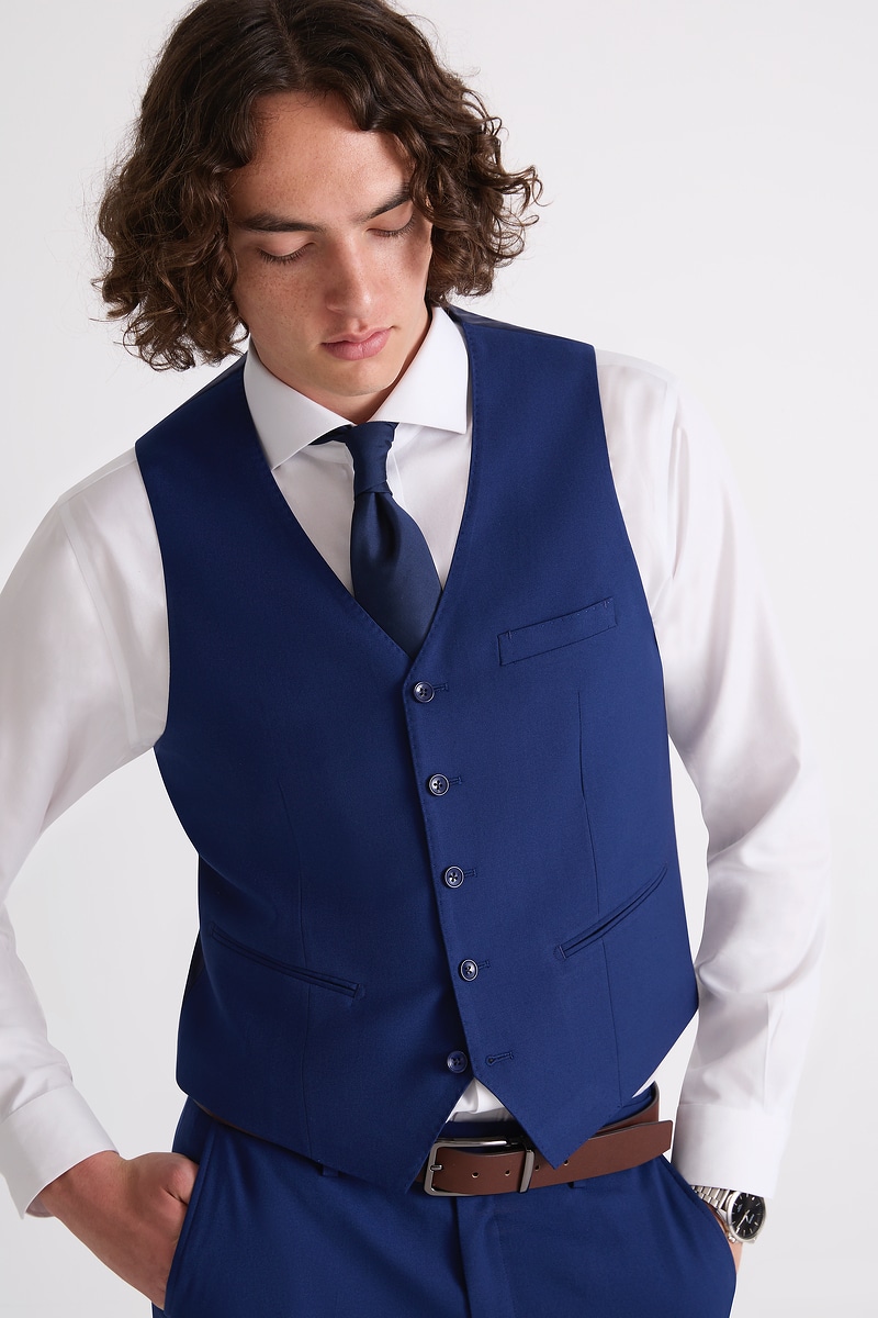 French Blue Vest