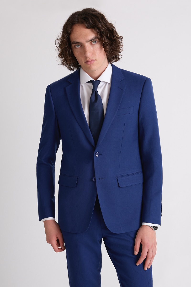 French Blue Suit