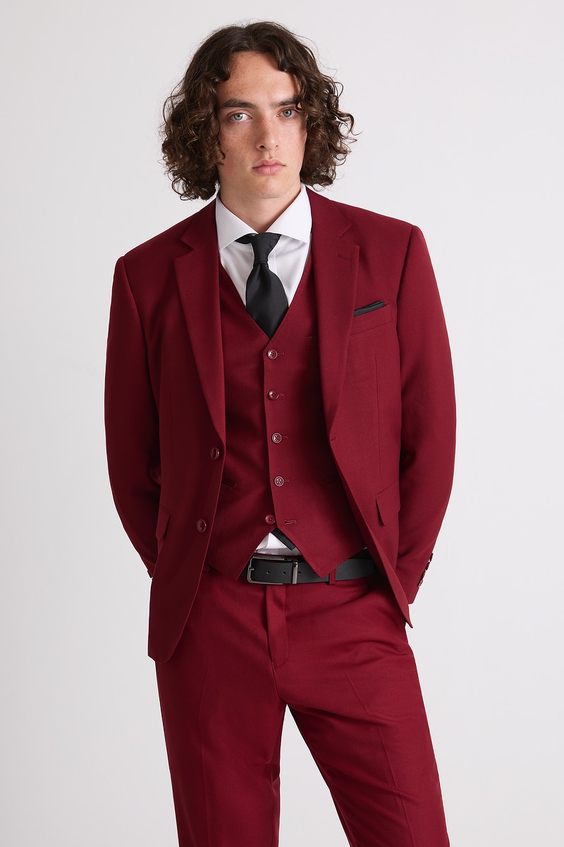 Maroon Suit Jacket