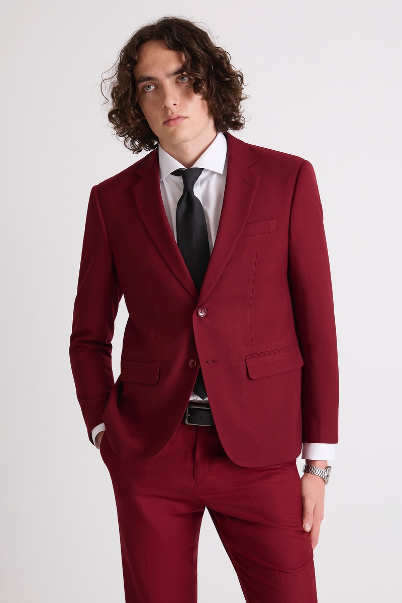 Maroon Suit Jacket